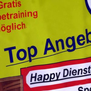 Zeitungsausschnitt Top Angebot