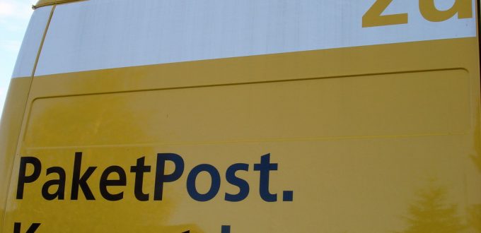 Paketauto der Post
