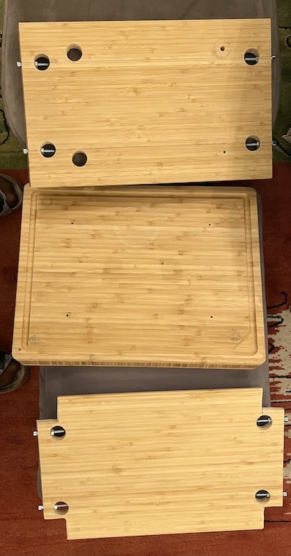 3 Ikea Küchen-Bretter als Grundmaterial